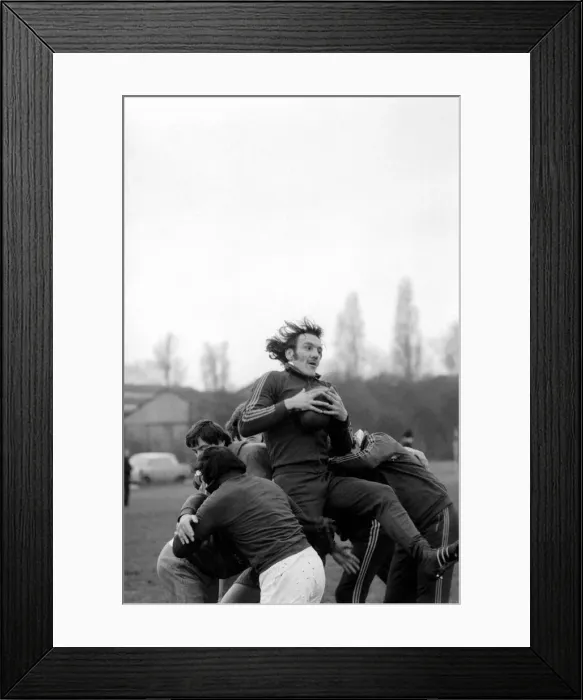 Framed Print : England Rugby team in training at Twickenham. March 1975 75-01426-038. Roger Uttley Framed Print : England Rugby team in training at Twickenham. March 1975 75-01426-038. Roger Uttley
