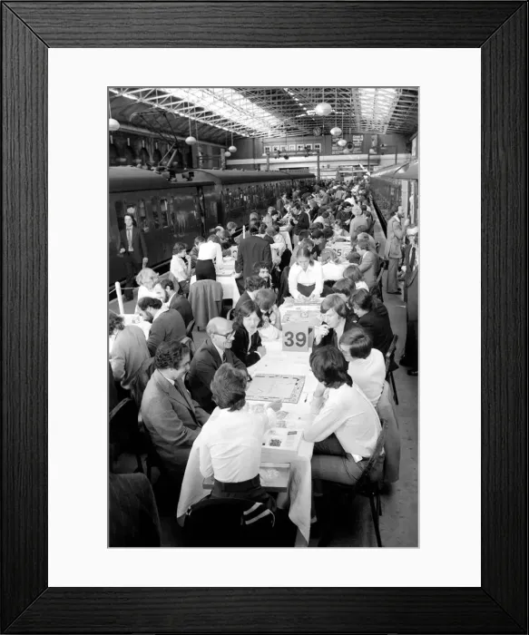 Framed Print : Monopoly'being played at Fenchurch street station Framed Print : Monopoly'being played at Fenchurch street station
