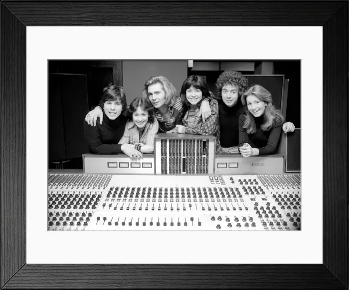 Framed Print : Music / Studio: Pop Group: Guys and Dolls: L / R David Van Day, Tereza Bazar, Dominque Grant Framed Print : Music / Studio: Pop Group: Guys and Dolls: L / R David Van Day, Tereza Bazar, Dominque Grant