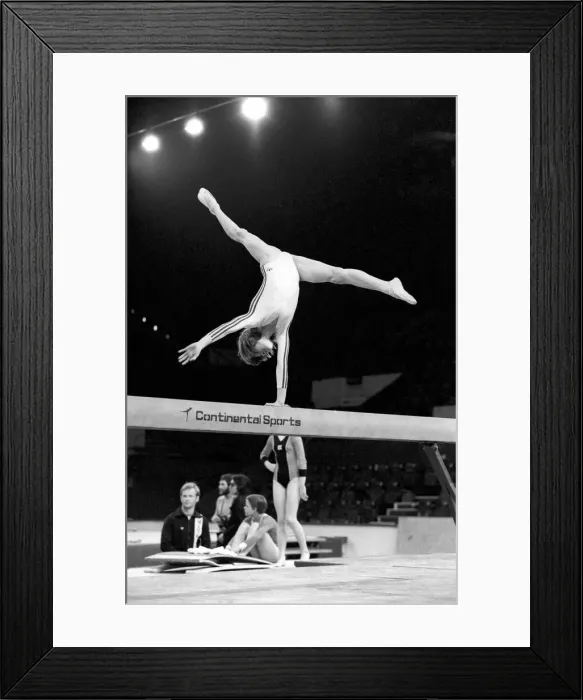 Framed Print : Competitors in the Champions All'Gymnastics competition at Wembley Framed Print : Competitors in the Champions All'Gymnastics competition at Wembley