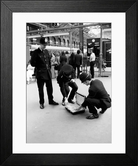 Framed Print : Monopoly'being played at Fenchurch street station