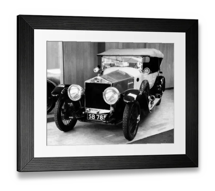 Framed Print : Motor Car. Old Sizaire Berwick (1913). June 1970 P005863