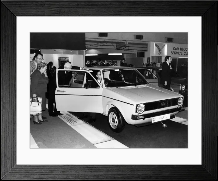 Framed Print : Volkswagen Golf Mk. 1. October 1976 P005856 Framed Print : Volkswagen Golf Mk. 1. October 1976 P005856
