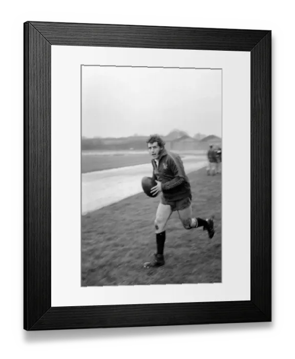 Framed Print : England Rugby team in training at Twickenham. March 1975 75-01426-053 Mike Burton, prop