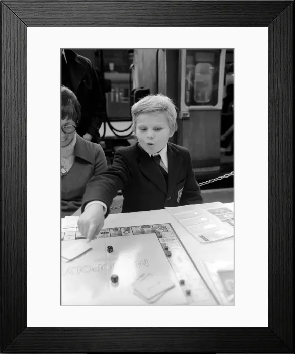 Framed Print : Monopoly'being played at Fenchurch street station Framed Print : Monopoly'being played at Fenchurch street station