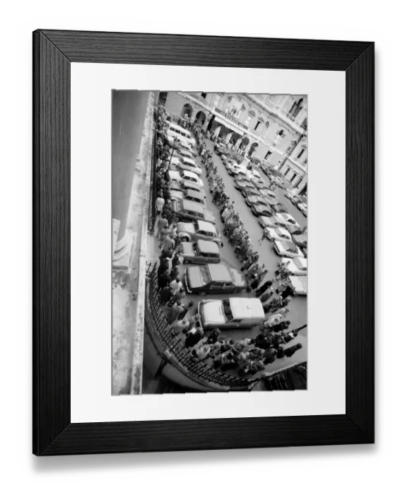 Framed Print : Art / Installation. February 1975 75-01023-003 Framed Print : Art / Installation. February 1975 75-01023-003