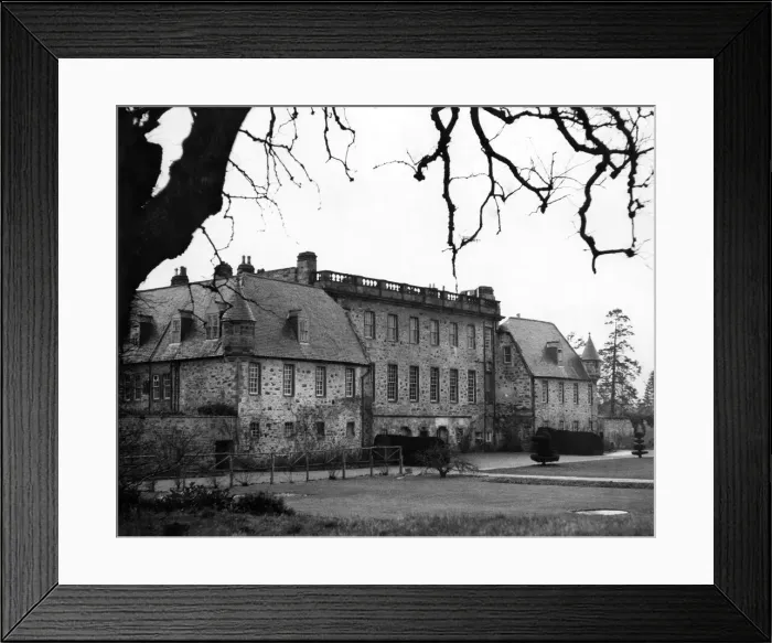 Framed Print : The Main School-building at Gordonstoun. January 1962 P005848 Framed Print : The Main School-building at Gordonstoun. January 1962 P005848