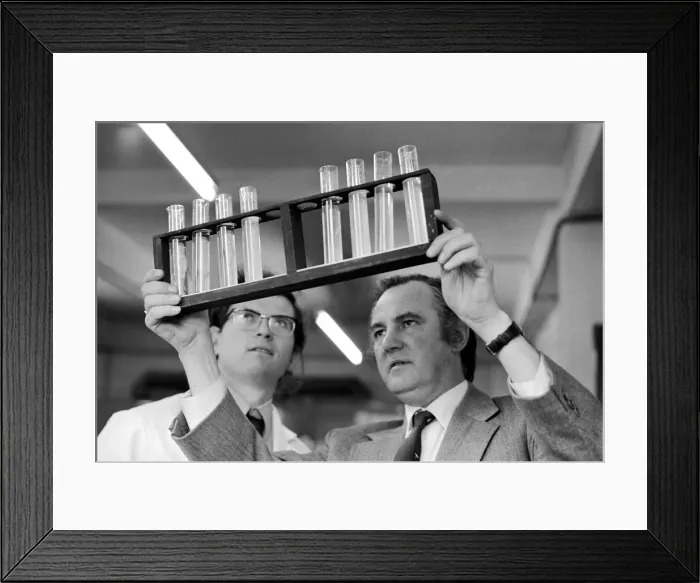 Framed Print : Laboratory  /  Testing  /  Work Science: Water Tests: Paul Cooper, Christopher Whatley