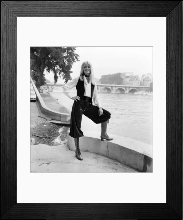 Framed Print : Paris fashions: Yves St. Laurent - Rive Gauche - Christine Framed Print : Paris fashions: Yves St. Laurent - Rive Gauche - Christine