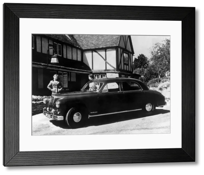 Framed Print : Motors: The Riley Pathfinder. October 1955 P005850 Framed Print : Motors: The Riley Pathfinder. October 1955 P005850