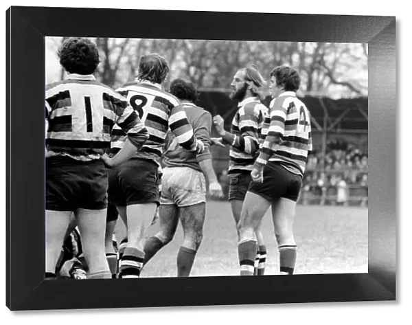 Rugby: London Welsh vs. Bath. January 1977 77-00102-001