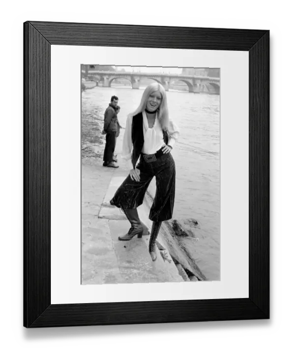 Framed Print : Paris fashions: Yves St. Laurent - Rive Gauche - Christine Framed Print : Paris fashions: Yves St. Laurent - Rive Gauche - Christine