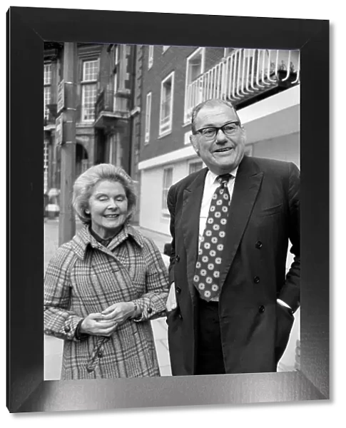 Reginald Maudling MP and wife. February 1975 75-00970-002