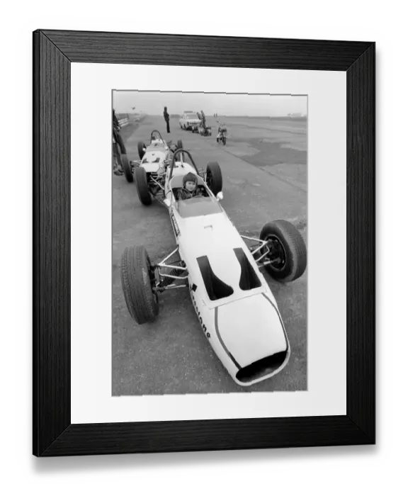 Framed Print : Angela four year old daughter of Ken James seen here at the wheel of her miniature petrol Framed Print : Angela four year old daughter of Ken James seen here at the wheel of her miniature petrol