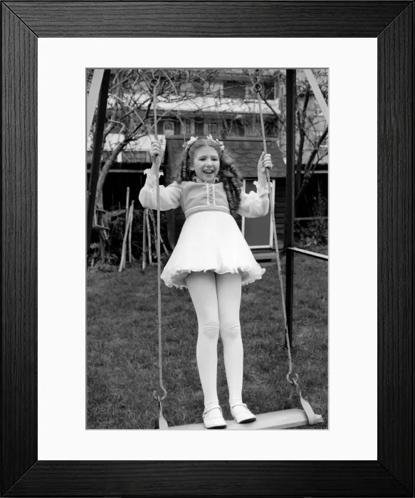 Framed Print : Bonnie Langford age 10. Bonnie Langford aged 10 was called by critics in America as