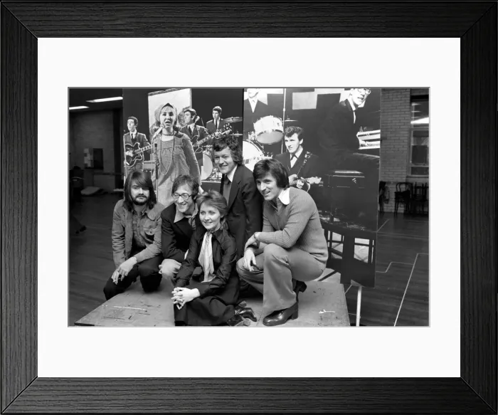 Framed Print : The Shadows'for the Eurovision song contest with Lulu Framed Print : The Shadows'for the Eurovision song contest with Lulu