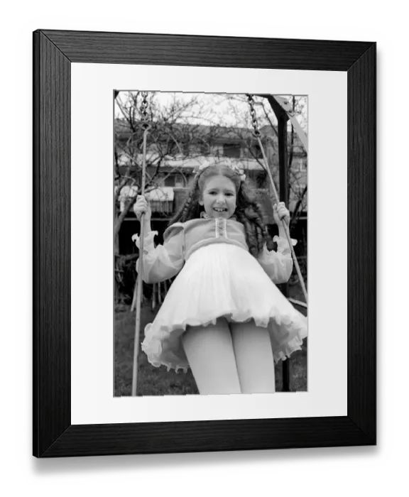 Framed Print : Bonnie Langford age 10. Bonnie Langford aged 10 was called by critics in America as