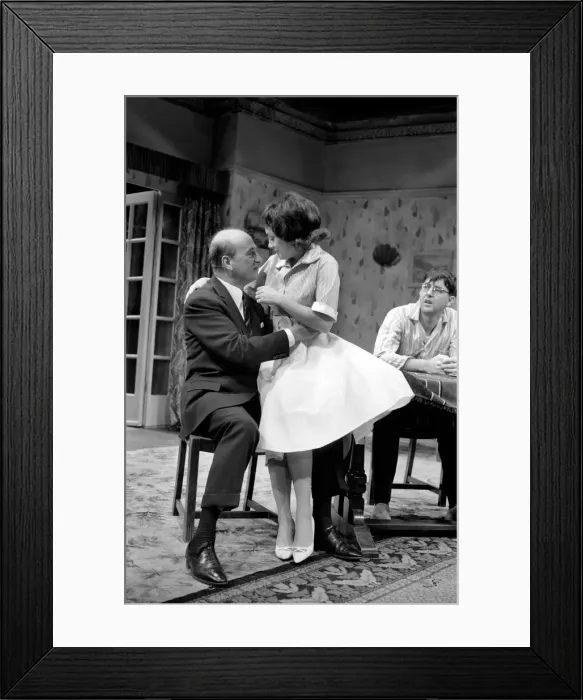 Framed Print : Shaw Theatre. The Birthday Party'. Harold Pinters play