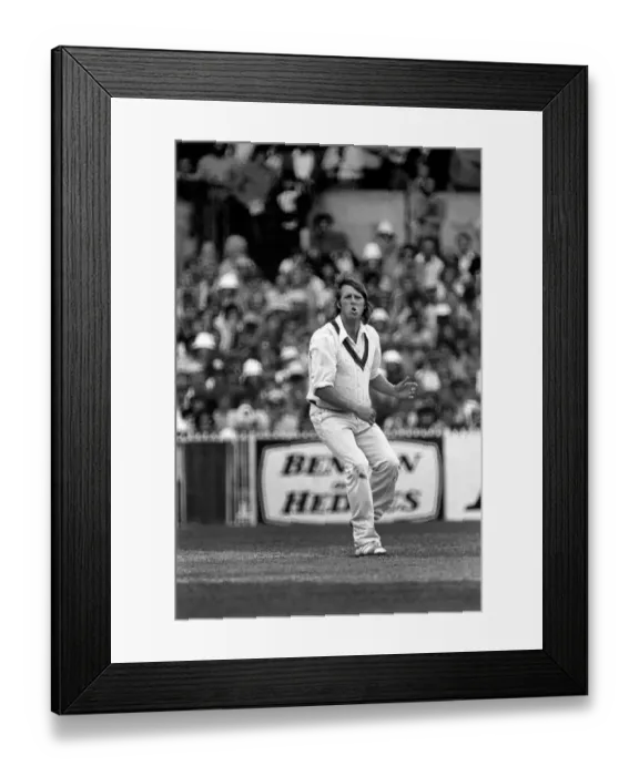 Framed Print : Australia v England 3rd test match in Melbourne. Jeff Thomson Australian fast bowler Framed Print : Australia v England 3rd test match in Melbourne. Jeff Thomson Australian fast bowler