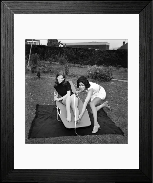 Framed Print : 17 year old Maureen Meldon 9 Danesway, Pinoe, Exeter. Hip to toe measurement 50 Framed Print : 17 year old Maureen Meldon 9 Danesway, Pinoe, Exeter. Hip to toe measurement 50