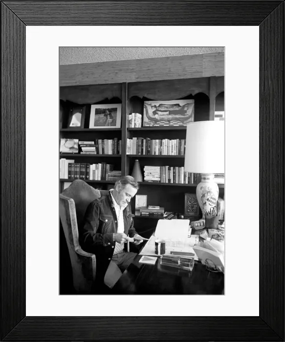 Framed Print : Film actor Jack Lemmon. February 1974 74-7679-005