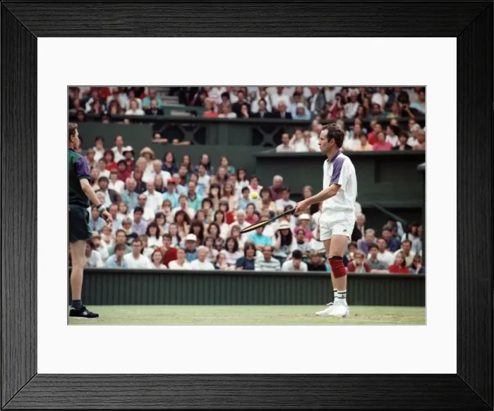 Framed Print : All England Lawn Tennis Championships at Wimbledon Mens Singles Second Round match Framed Print : All England Lawn Tennis Championships at Wimbledon Mens Singles Second Round match