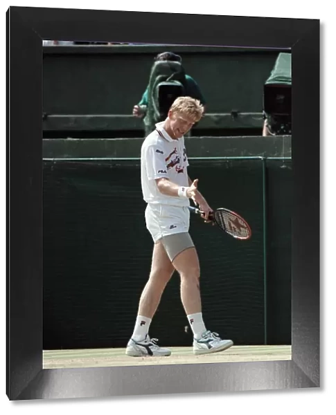 Wimbledon. Mens Final: Michael Stich vs. Boris Becker. July 1991 91-4302-074