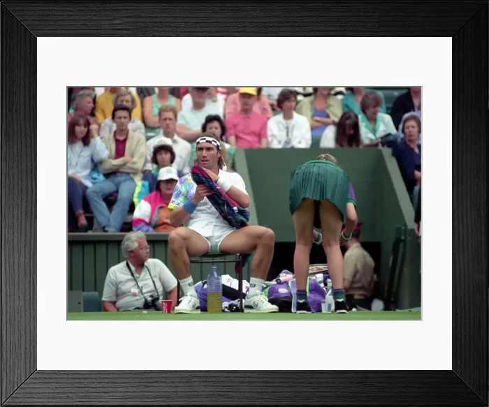 Framed Print : All England Lawn Tennis Championships at Wimbledon. Men