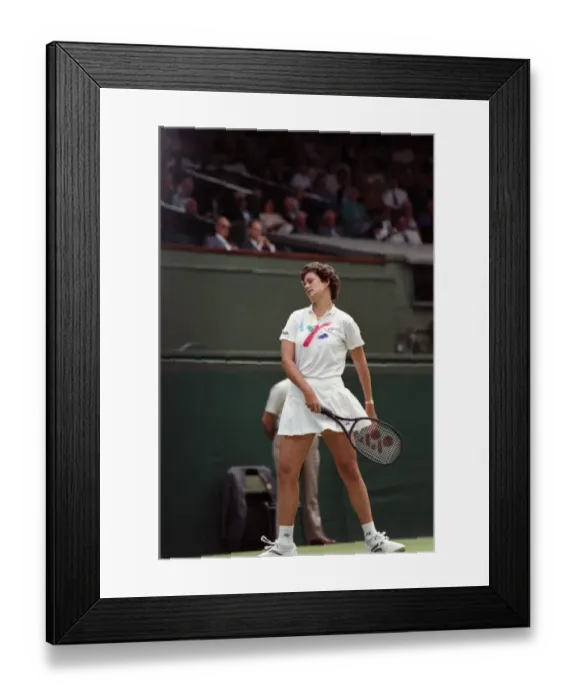 Framed Print : All England Lawn Tennis Championships at Wimbledon Ladies Singles Second Round