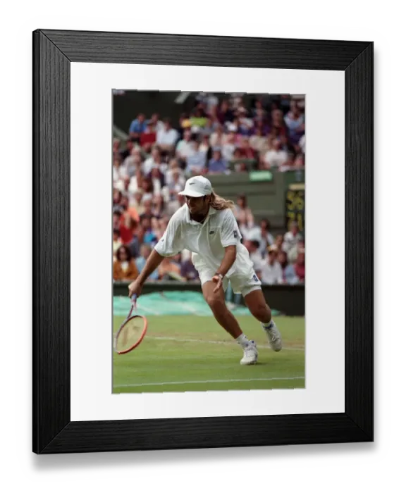 Framed Print : All England Lawn Tennis Championships at Wimbledon Mens Singles First Round match Framed Print : All England Lawn Tennis Championships at Wimbledon Mens Singles First Round match