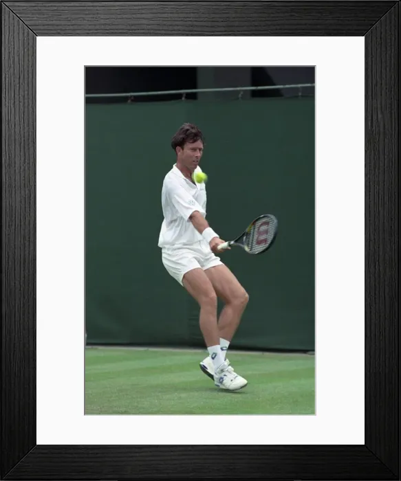Framed Print : All England Lawn Tennis Championships at Wimbledon. Men Framed Print : All England Lawn Tennis Championships at Wimbledon. Men