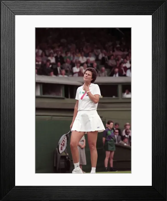 Framed Print : All England Lawn Tennis Championships at Wimbledon Ladies Singles Second Round