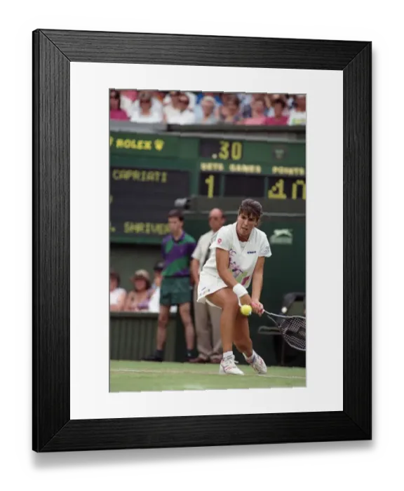 Framed Print : All England Lawn Tennis Championships at Wimbledon Ladies Singles Second Round