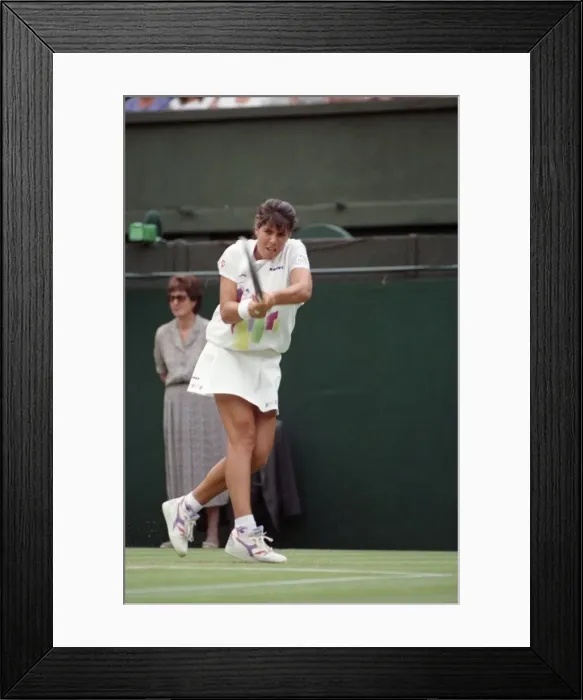 Framed Print : All England Lawn Tennis Championships at Wimbledon Ladies Singles Second Round Framed Print : All England Lawn Tennis Championships at Wimbledon Ladies Singles Second Round