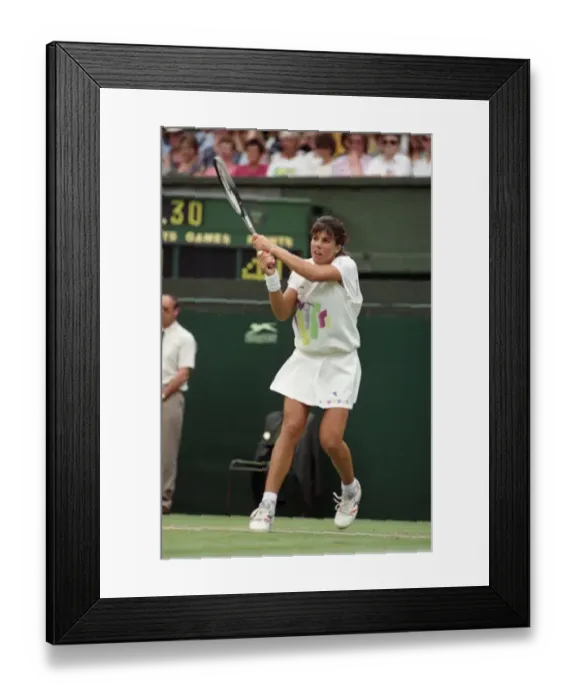 Framed Print : All England Lawn Tennis Championships at Wimbledon Ladies Singles Second Round
