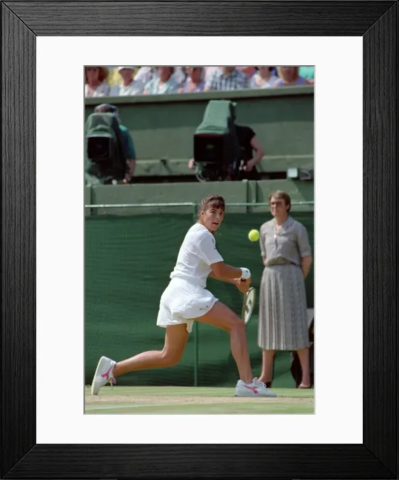 Framed Print : All England Lawn Tennis Championships at Wimbledon. Ladies Singles Semi Final match Framed Print : All England Lawn Tennis Championships at Wimbledon. Ladies Singles Semi Final match