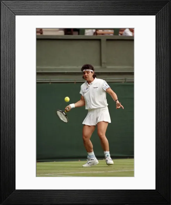 Framed Print : All England Lawn Tennis Championships at Wimbledon Ladies Singles Second Round