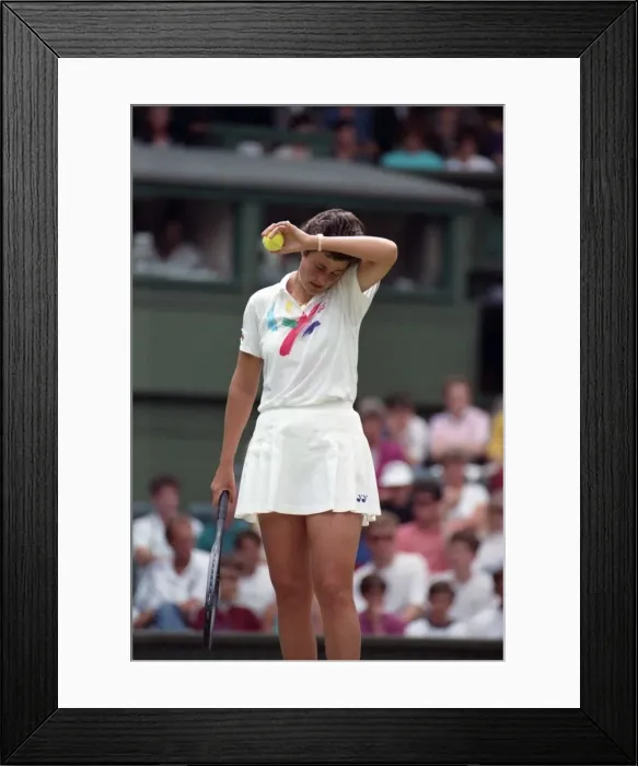 Framed Print : All England Lawn Tennis Championships at Wimbledon Ladies Singles Second Round Framed Print : All England Lawn Tennis Championships at Wimbledon Ladies Singles Second Round