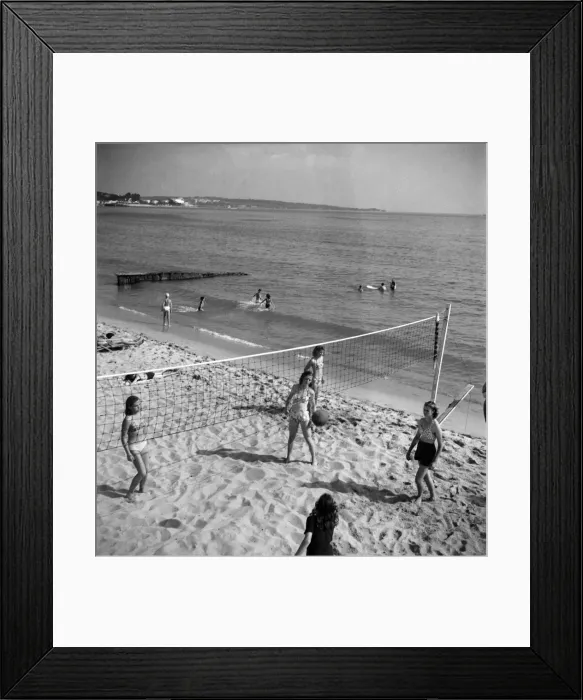 Framed Print : Sasi Tschaen and Yolande Blatt. South of France. July 1949 Framed Print : Sasi Tschaen and Yolande Blatt. South of France. July 1949