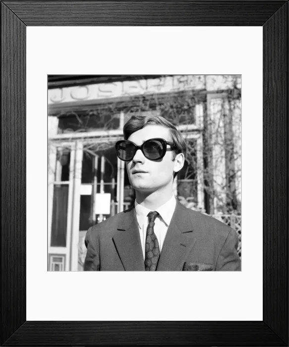 Framed Print : Men modelling the latest 1963 menswear designs in the streets of Paris. April 1963 Framed Print : Men modelling the latest 1963 menswear designs in the streets of Paris. April 1963
