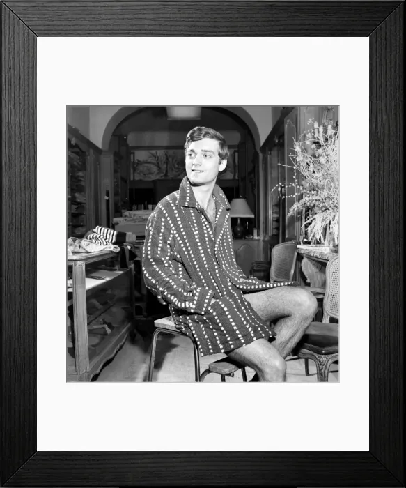 Framed Print : Men modelling the latest 1963 menswear designs in a Paris boutique. April 1963 Framed Print : Men modelling the latest 1963 menswear designs in a Paris boutique. April 1963