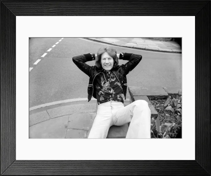 Framed Print : Alan Whitehead 30, ex-husband of model Leena Skoog pictured in London