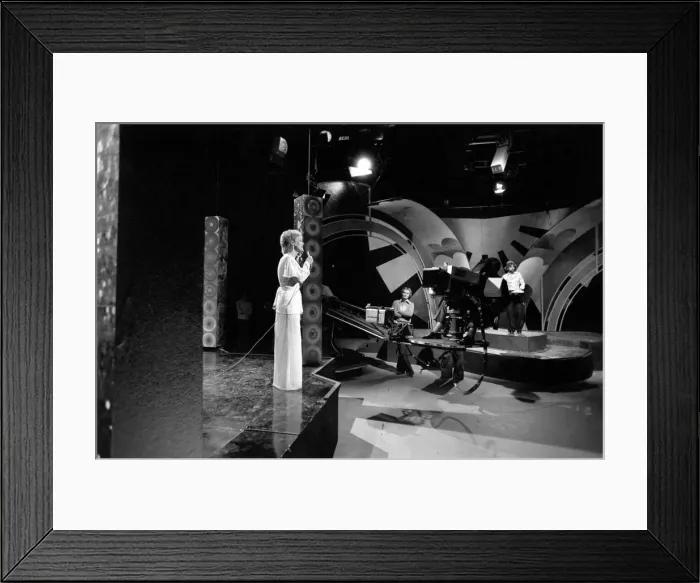 Framed Print : Scenes at BBC studios during the filming of the music televisin programme Top of the Pops Framed Print : Scenes at BBC studios during the filming of the music televisin programme Top of the Pops