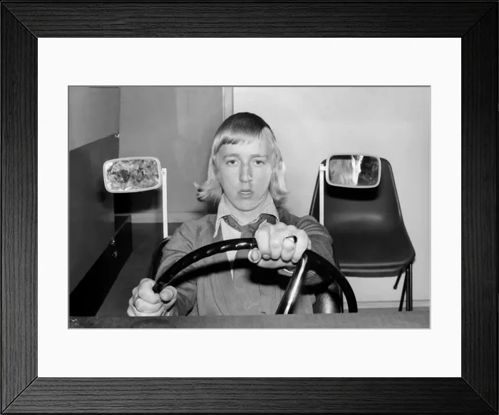 Framed Print : Teenagers who have committed motoring offences taking a road safety course April