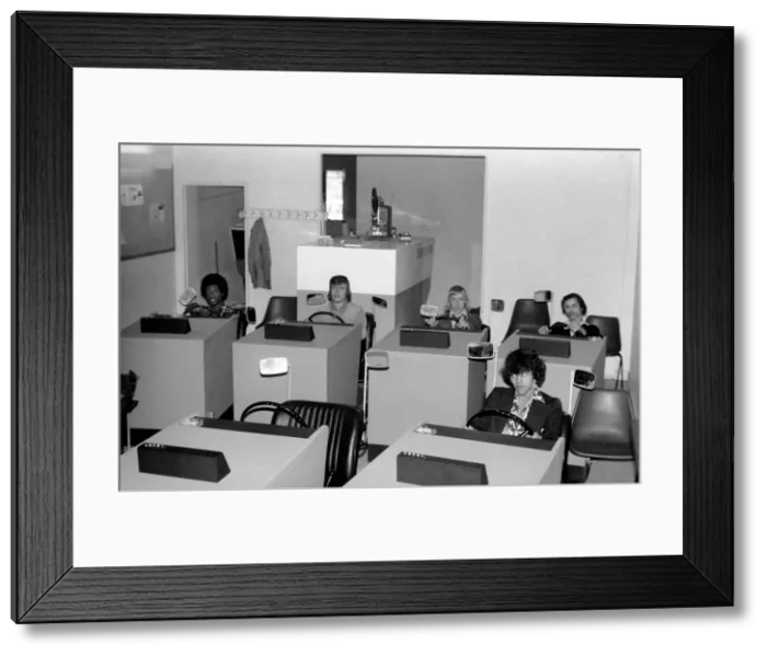 Framed Print : Teenagers who have committed motoring offences taking a road safety course April Framed Print : Teenagers who have committed motoring offences taking a road safety course April