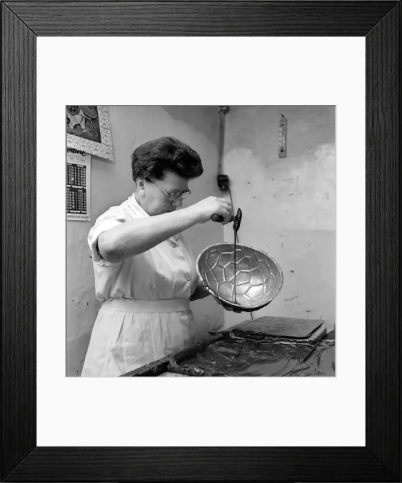 Framed Print : Max Dobrin exclusive chocolate shop where middle eastern sheiks have Easter eggs made for Framed Print : Max Dobrin exclusive chocolate shop where middle eastern sheiks have Easter eggs made for