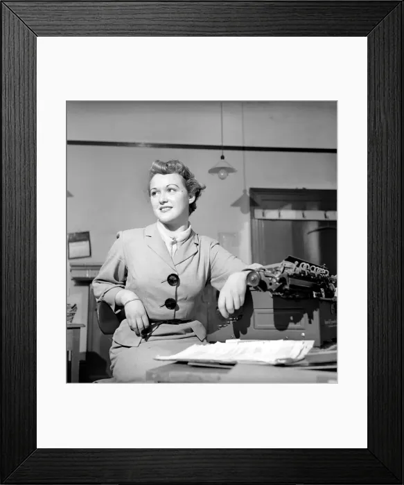 Framed Print : General views of office life and secretaries. A2a-001 Framed Print : General views of office life and secretaries. A2a-001