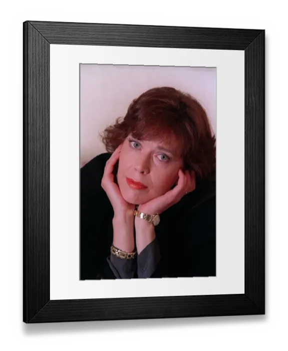 Framed Print : Sylvia Kristel Dutch actress January 1994
