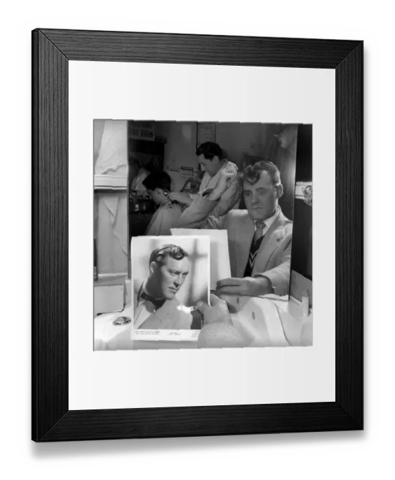 Framed Print : Mens Fashions: The Bill Haily hair cut. February 1959 A352-004 Framed Print : Mens Fashions: The Bill Haily hair cut. February 1959 A352-004