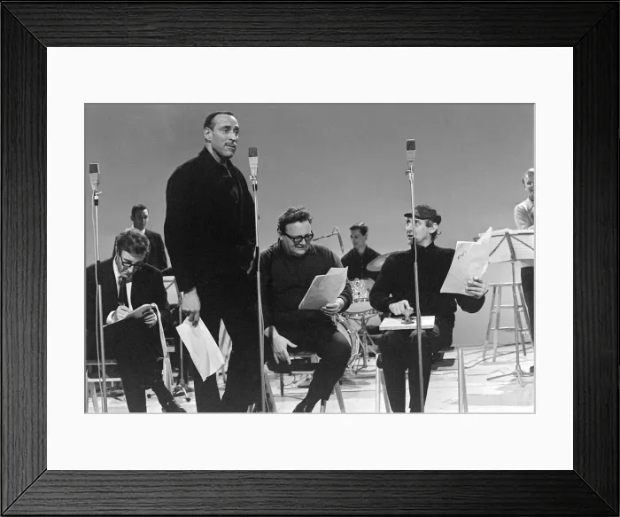 Framed Print : Spike Milligan March 1966 Harry Seacombes life story with Spike Milligan